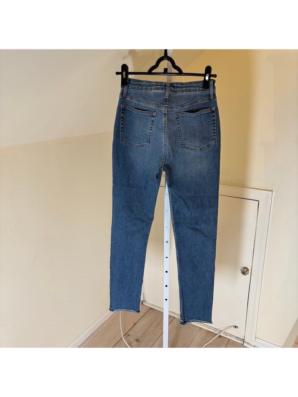 Gap Teen NWT Girls' Sky High Skinny Ankle Dark Wash Jeans Adjustable Waist 16 - Picture 5 of 10